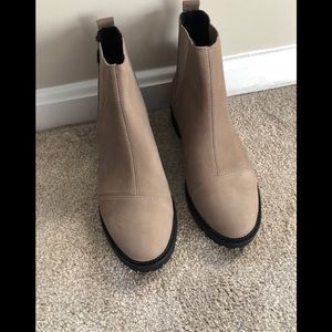 Toms taupe booties